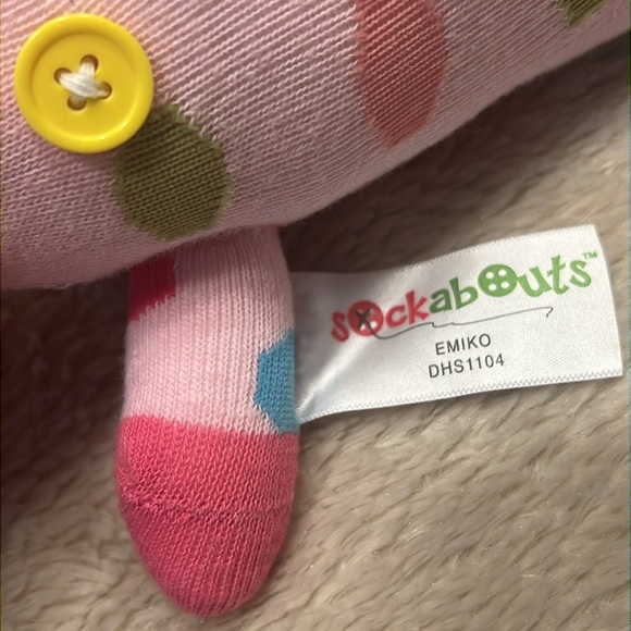 SOCKABOUTS  Emiko Bunny Sock Plush Toy - Picture 7 of 8